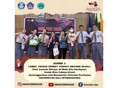 Juara 1 LCC Tingkat SMA/SMK SE-BALI